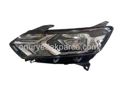 Dacia Sandero 3 Jogger İçi Siyah Krom Çıtalı Sol Far 260602809R