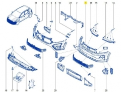 Dacia Logan 3 2026 Ön Tampon 620127293R